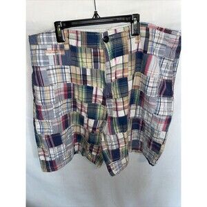 Chor Casual Shorts Men’s Size 36 Multicolor Zip Fly Comfort Patchwork